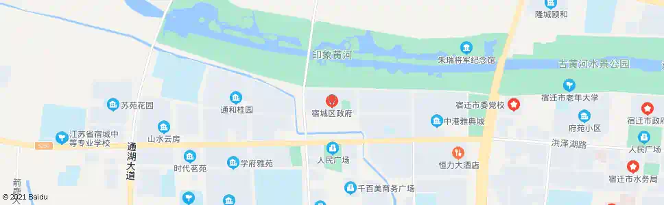 宿迁宿城区政府_公交站地图_宿迁公交_妙搜公交查询2025