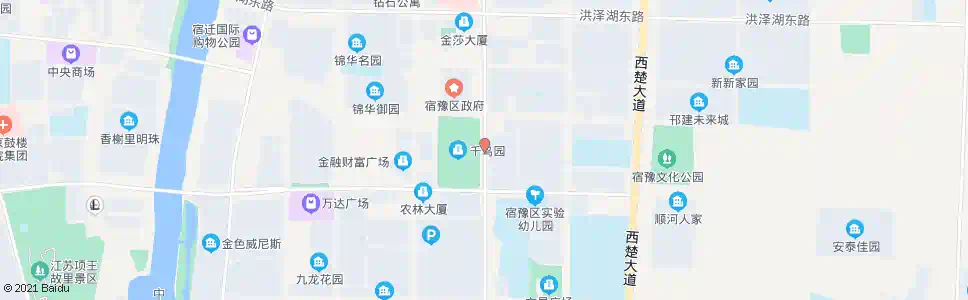 宿迁东方花园_公交站地图_宿迁公交_妙搜公交查询2025