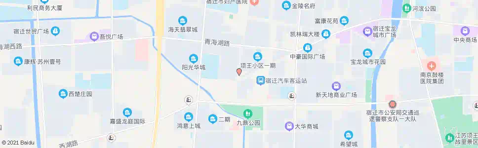 宿迁平安菜场_公交站地图_宿迁公交_妙搜公交查询2025