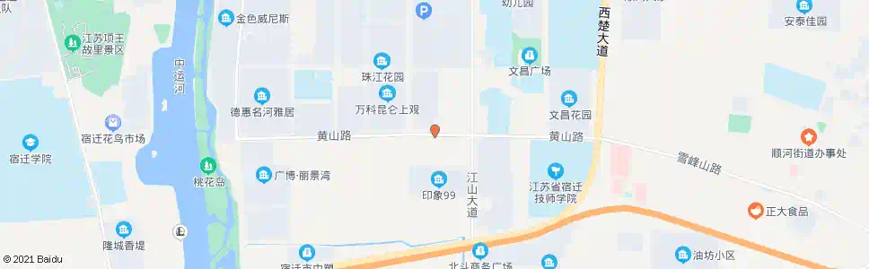 宿迁黄山佳园_公交站地图_宿迁公交_妙搜公交查询2025