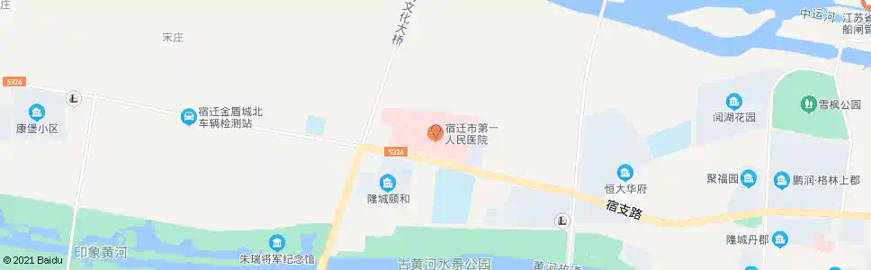 宿迁肝病医院_公交站地图_宿迁公交_妙搜公交查询2025