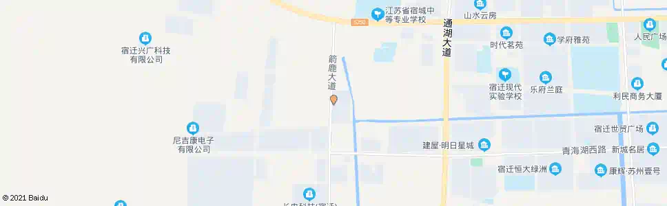 宿迁箭鹿集团_公交站地图_宿迁公交_妙搜公交查询2025