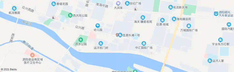 宿迁巴黎都市_公交站地图_宿迁公交_妙搜公交查询2025