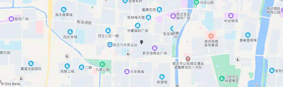 宿迁中豪国际星城_公交站地图_宿迁公交_妙搜公交查询2025