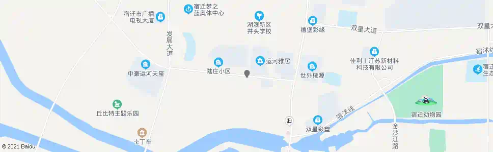 宿迁新城家园_公交站地图_宿迁公交_妙搜公交查询2025