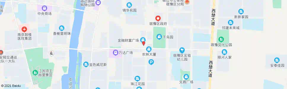 宿迁中国银行宿豫支行_公交站地图_宿迁公交_妙搜公交查询2025