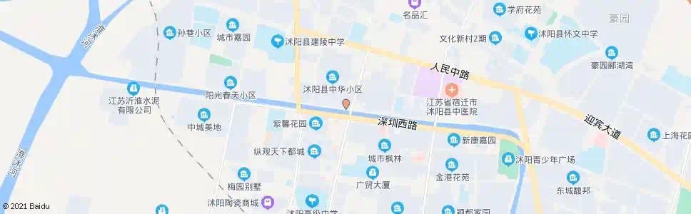 宿迁中心市场_公交站地图_宿迁公交_妙搜公交查询2025