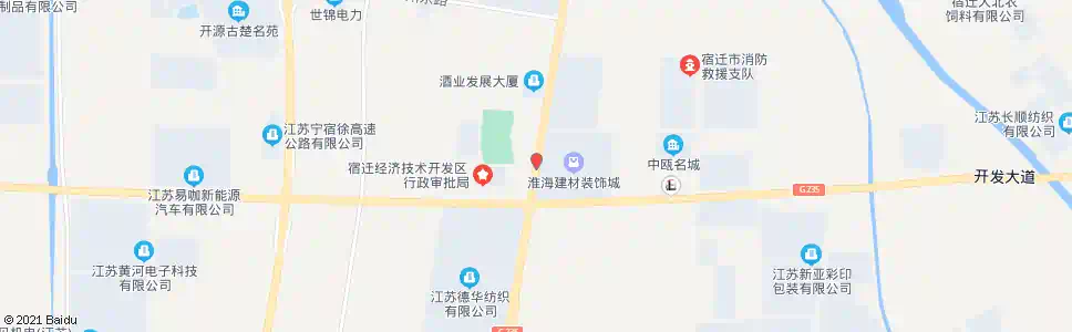 宿迁淮海建材城_公交站地图_宿迁公交_妙搜公交查询2025