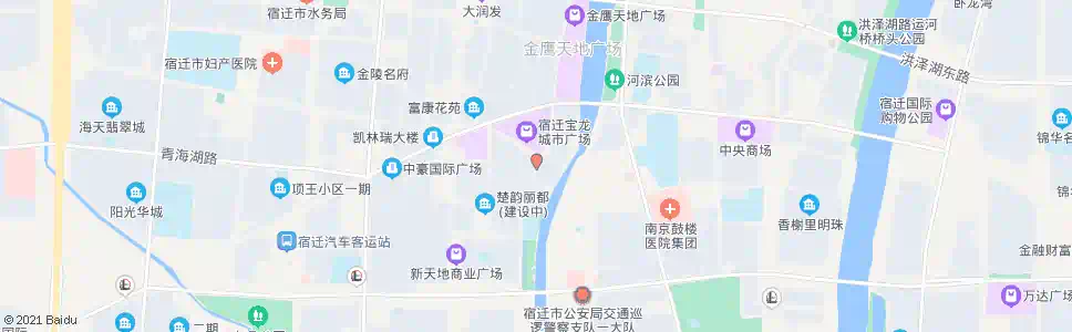 宿迁宝龙城市花园_公交站地图_宿迁公交_妙搜公交查询2025