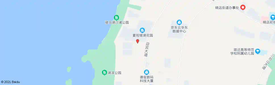 宿迁夏阳银湖花园_公交站地图_宿迁公交_妙搜公交查询2025