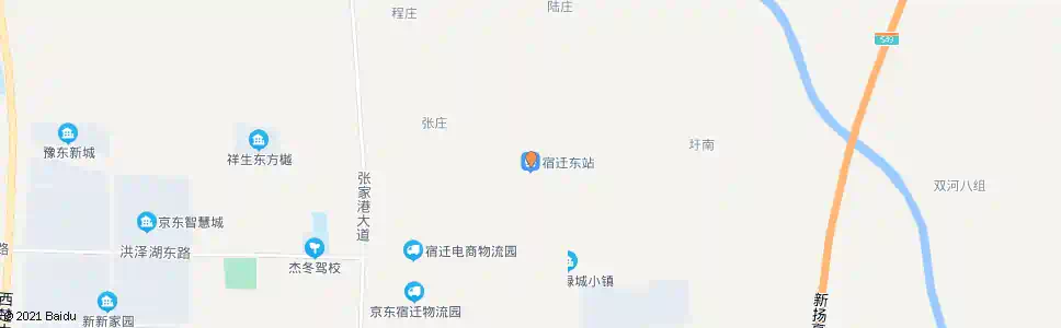 宿迁朱王东桥_公交站地图_宿迁公交_妙搜公交查询2025