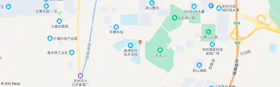 苏州高博软件学院东_公交站地图_苏州公交_妙搜公交查询2025