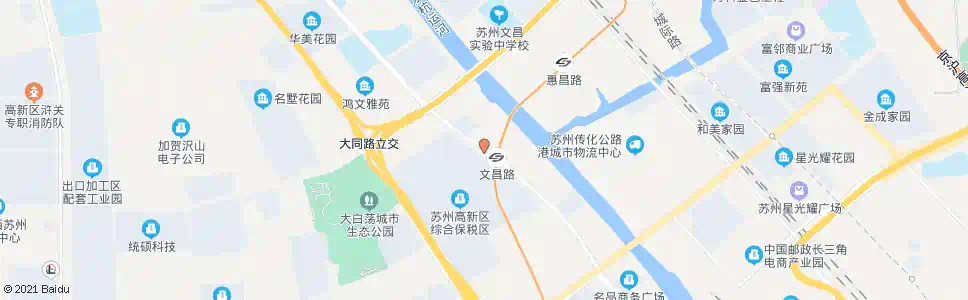 苏州苏州高新区保税中心_公交站地图_苏州公交_妙搜公交查询2025
