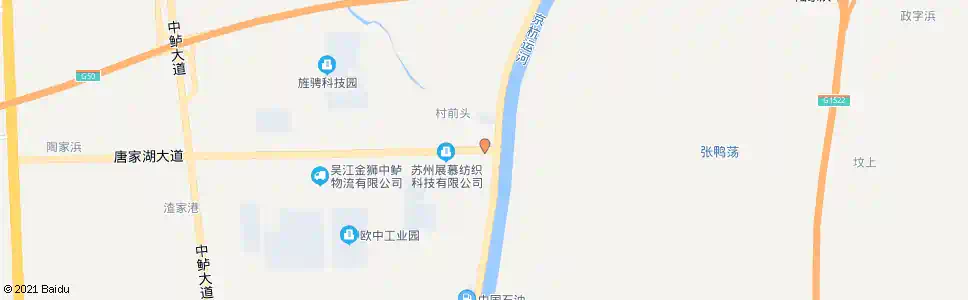 苏州中鲈科技园北_公交站地图_苏州公交_妙搜公交查询2025