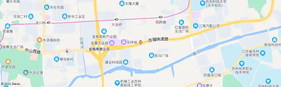 苏州中山东路珠江路_公交站地图_苏州公交_妙搜公交查询2025