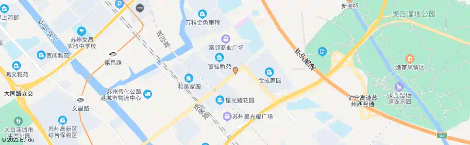 苏州富强新苑南_公交站地图_苏州公交_妙搜公交查询2025