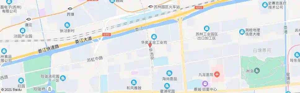 苏州华池街北_公交站地图_苏州公交_妙搜公交查询2025
