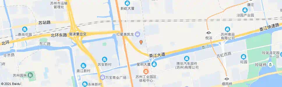 苏州东明装饰城首末站_公交站地图_苏州公交_妙搜公交查询2025