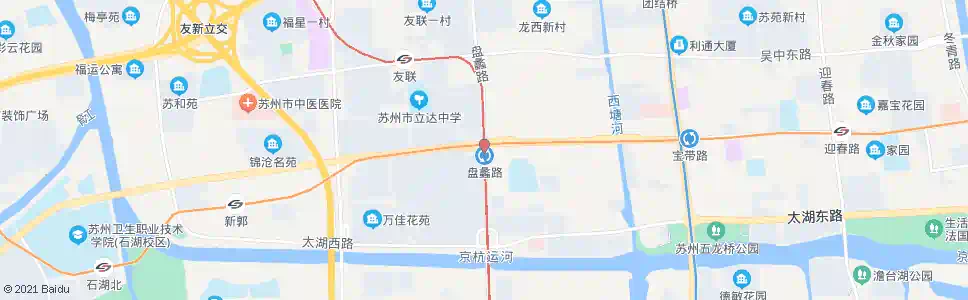 苏州盘蠡路站_公交站地图_苏州公交_妙搜公交查询2025
