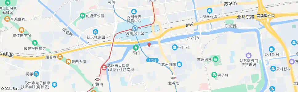 苏州平门西_公交站地图_苏州公交_妙搜公交查询2025