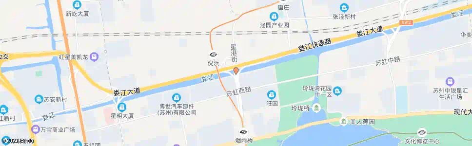 苏州星港立交_公交站地图_苏州公交_妙搜公交查询2025