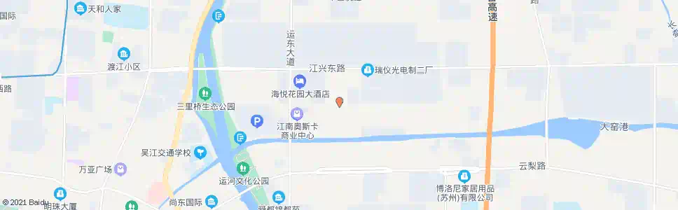 苏州三里桥_公交站地图_苏州公交_妙搜公交查询2025