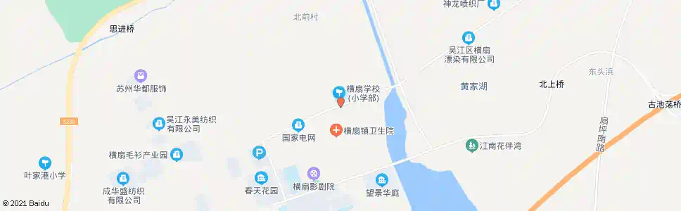 苏州横扇中心小学_公交站地图_苏州公交_妙搜公交查询2025