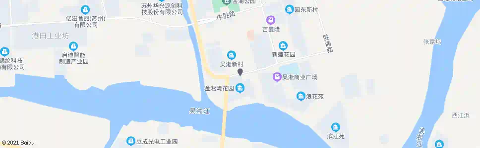 苏州吴淞社区居委会(东行)_公交站地图_苏州公交_妙搜公交查询2025