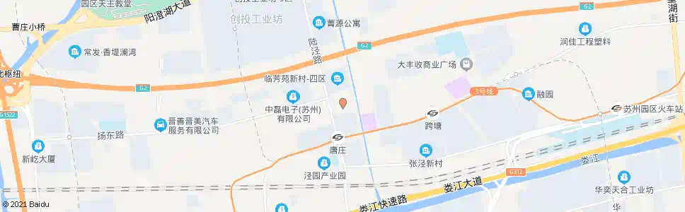 苏州临方苑三区_公交站地图_苏州公交_妙搜公交查询2025