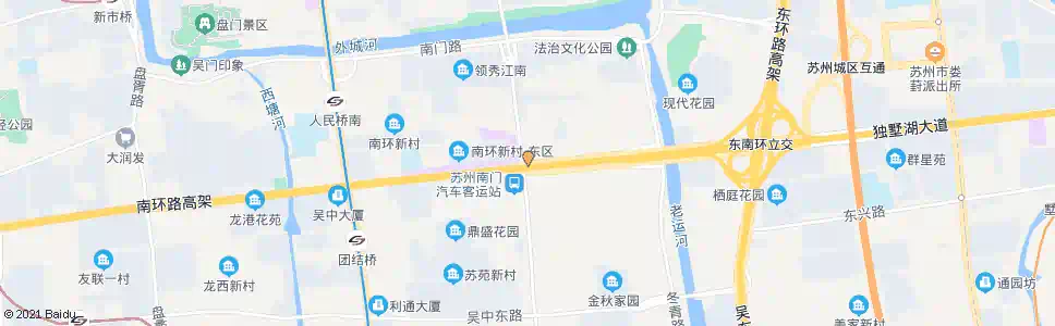 苏州汽车南站东_公交站地图_苏州公交_妙搜公交查询2025