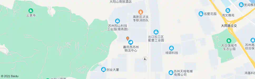苏州石阳路金燕路北_公交站地图_苏州公交_妙搜公交查询2025