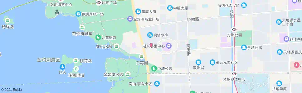 苏州湖东邻里中心西_公交站地图_苏州公交_妙搜公交查询2025