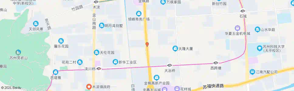 苏州金枫路金长路_公交站地图_苏州公交_妙搜公交查询2025