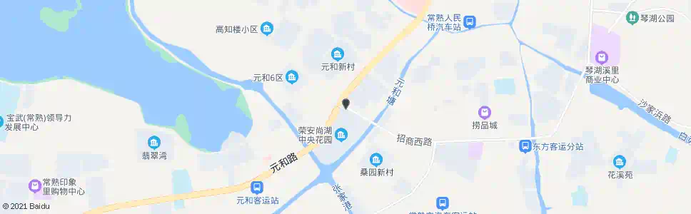 苏州尚湖中央花园(招商西路)_公交站地图_苏州公交_妙搜公交查询2025