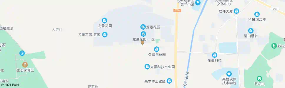 苏州龙景花园南区东_公交站地图_苏州公交_妙搜公交查询2025