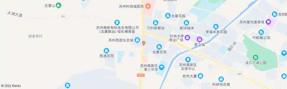 苏州下许桥_公交站地图_苏州公交_妙搜公交查询2025
