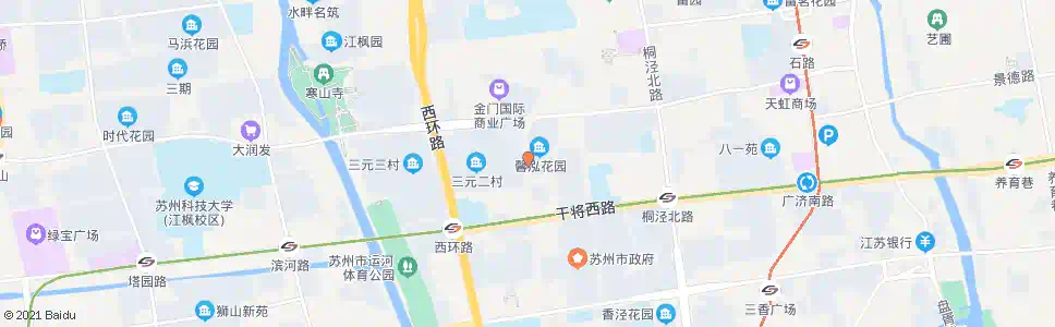 苏州馨泓花园西_公交站地图_苏州公交_妙搜公交查询2025