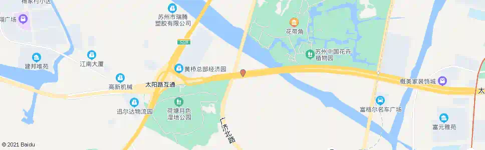 苏州朱家坝_公交站地图_苏州公交_妙搜公交查询2025
