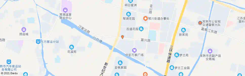 苏州琴湖家园(富兴路)_公交站地图_苏州公交_妙搜公交查询2025