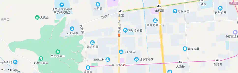 苏州木渎范仲淹实验小学_公交站地图_苏州公交_妙搜公交查询2025