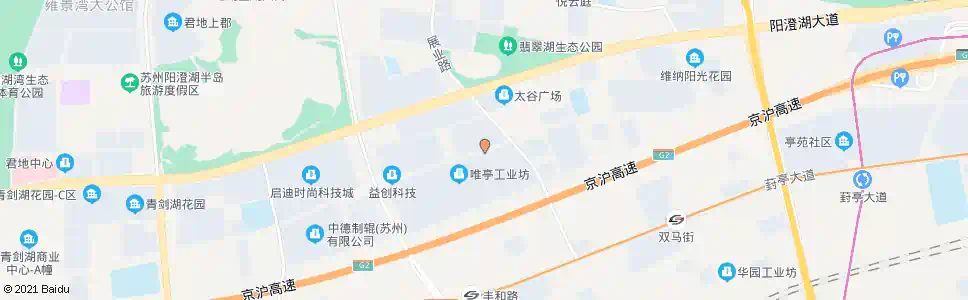 苏州唯新路展业路西_公交站地图_苏州公交_妙搜公交查询2025