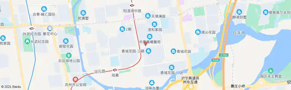 苏州晨曦馨苑_公交站地图_苏州公交_妙搜公交查询2025