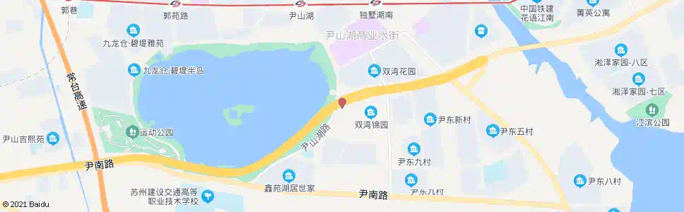 苏州依湖路尹山湖东路东_公交站地图_苏州公交_妙搜公交查询2025