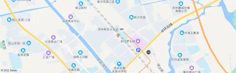 苏州沪宁城铁新区站西_公交站地图_苏州公交_妙搜公交查询2025