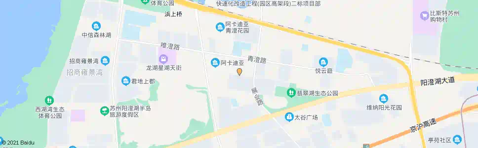 苏州澄湾路科意路东_公交站地图_苏州公交_妙搜公交查询2025