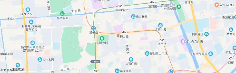 苏州百合花公寓_公交站地图_苏州公交_妙搜公交查询2025