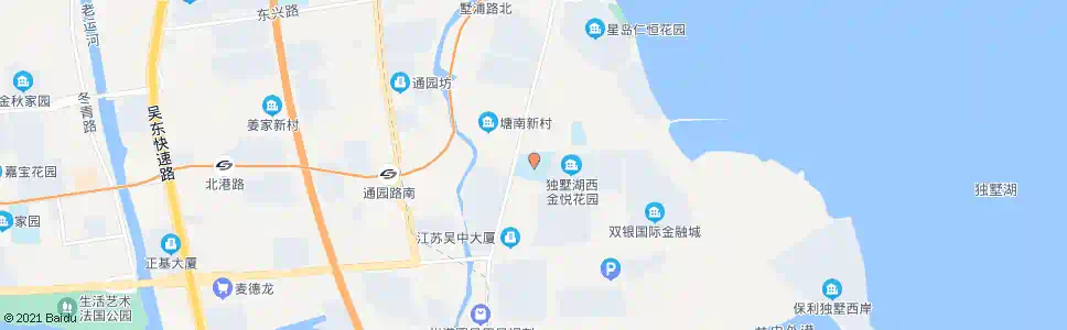 苏州独墅湖实验小学_公交站地图_苏州公交_妙搜公交查询2025
