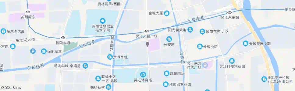 苏州轨交人民广场站南_公交站地图_苏州公交_妙搜公交查询2025