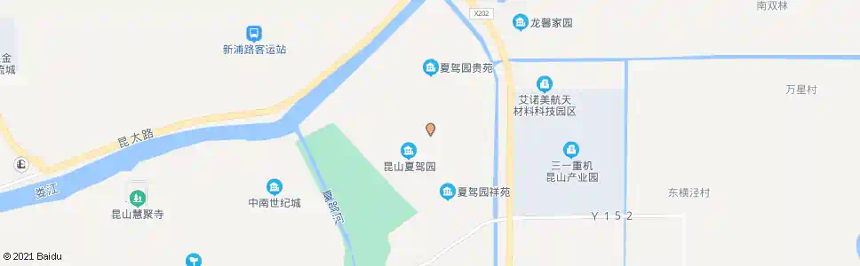 苏州夏驾园华苑_公交站地图_苏州公交_妙搜公交查询2025