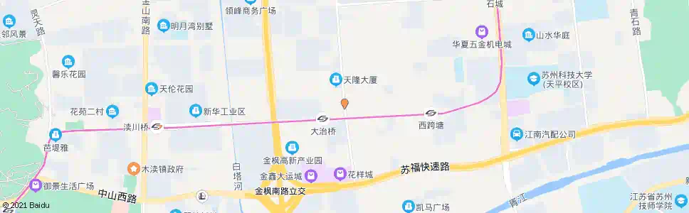 苏州珠江社区服务中心_公交站地图_苏州公交_妙搜公交查询2025